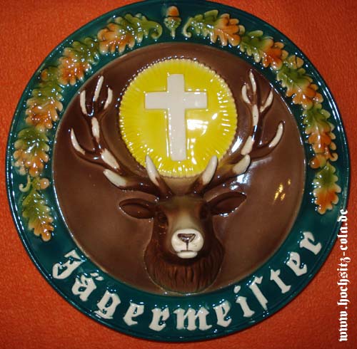 Jägermeister Wandteller Böckling Jägermeister Wandteller Böckling